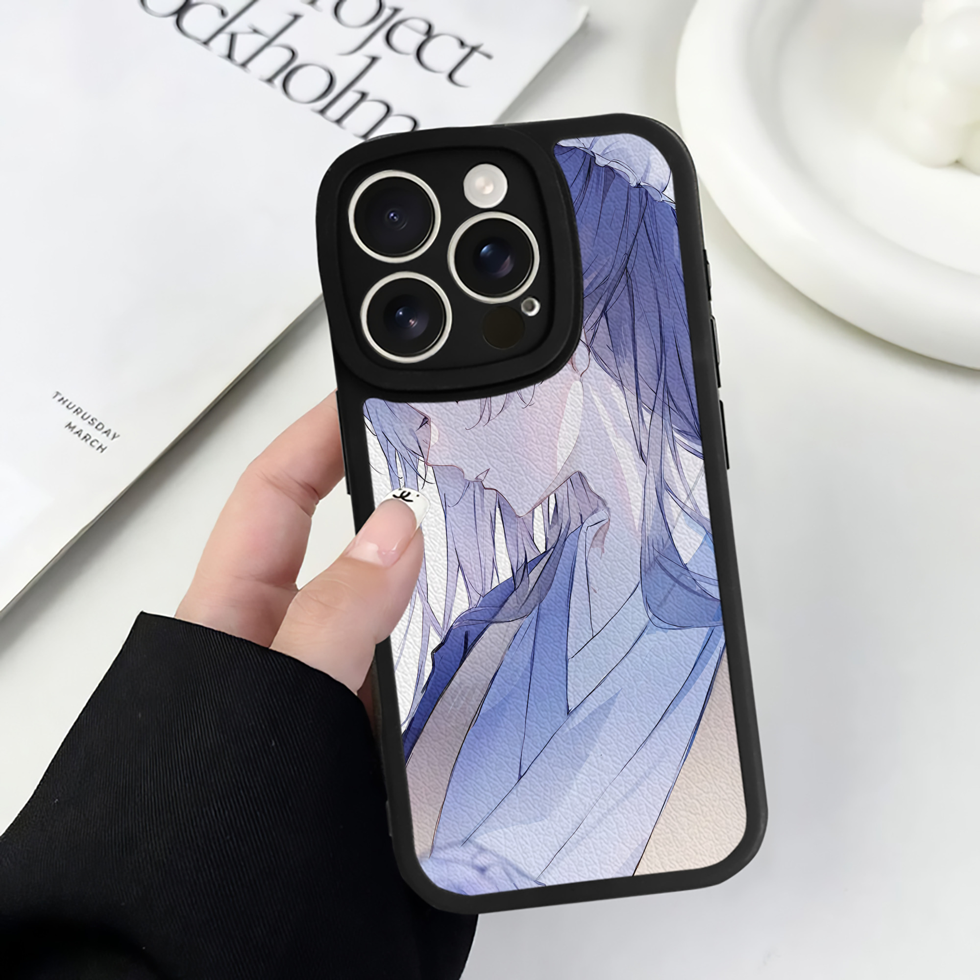 薬屋のひとりごと The Apothecary Diaries 【iPhone 16シリーズ対応】シリコンスマホケース（レザー調） 材質：シリコン